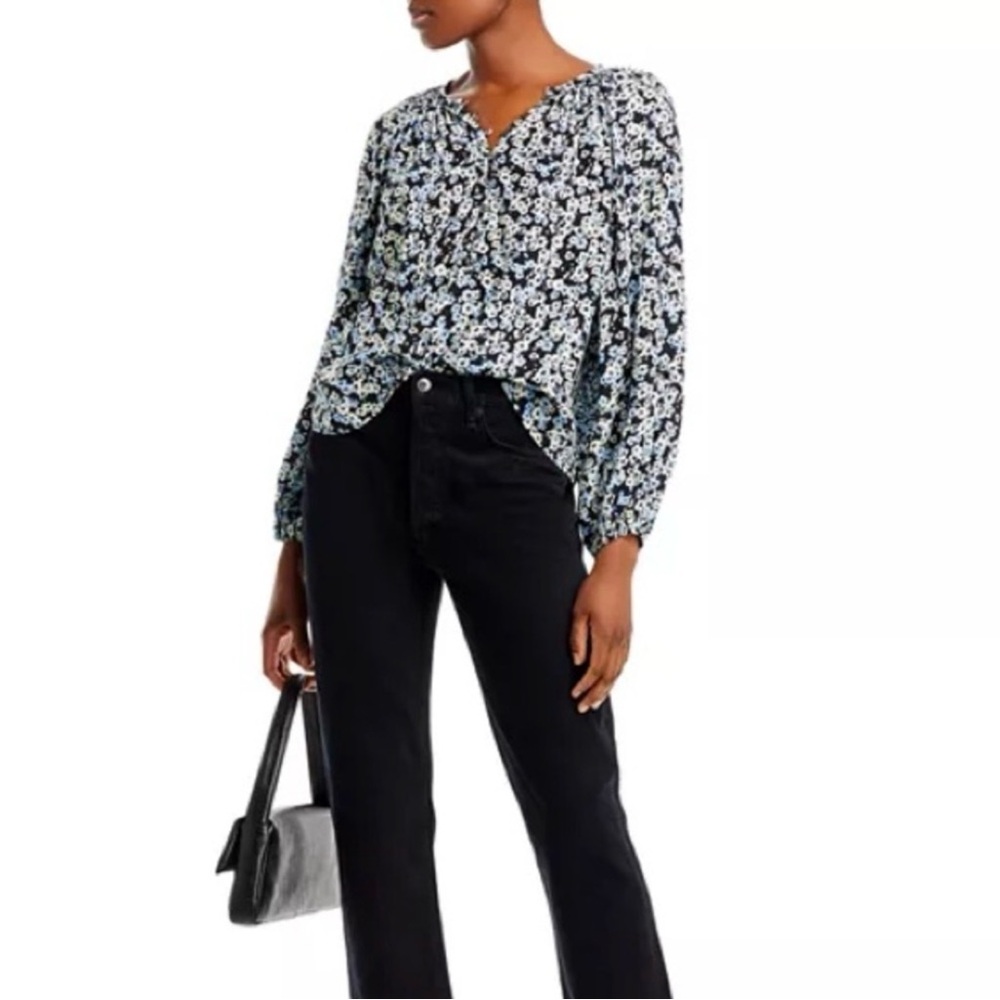 Rails Indi Top in Midnight Meadow Floral‎ large